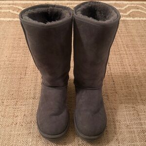 UGG Women's Classic Tall Gray Winter Boot Size US 8
